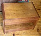Vintage Danish Modern Arne Wahl Iversen For Vince Mobelfabrik Teak Nightstand