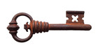 Antique Large Cast Iron Victorian Skeleton Key Bottle Opener Fancy