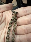 Antique Victorian Style Brass Necklace Featuring Carnelian Intaglio Cameo