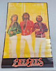 Bee Gees Rare 1970s Original Record Store Promo Poster Yellow Background