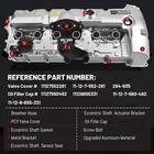 Aluminum Valve Cover For Bmw N52 E70 E82 E90 E91 328i 528i 128i X3 11127552281