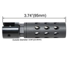Black Ruger 1022 10 22 Lr Muzzle Brake For  22 Non-threaded 1022