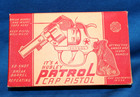 Box For Vintage Hubley Patrol Cap Pistol - Pristine Condition - 1940s-50s
