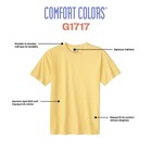 Comfort Colors Adult Short Sleeve Tee Style G1717 Ice Blue 1-pack Xx-large