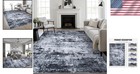 Elegant 5x7 Contemporary Rug - Machine Washable  Pet Friendly  Stain Resistant