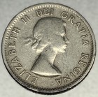 1953 Canada 10 Cents Dime 0 8000 Silver Asw 0 06 Oz Coin Free Shipping - 2478