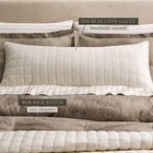 Jeremiah Brent Home 36 x14  Box Rice Stitch Gauze Oversized Oblong Accent Pillow