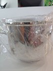 Rare Vintage Royal Limited Silver Silver Plated Ice Bucket With Tongs 1997