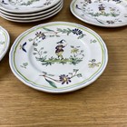 8 Longchamp Moustiers French Hand Painted 6 1 4    Bread Plates