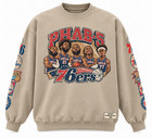 Philadelphia 76ers Phab-5 Vintage Nba Graphic Crewneck Sweatshirt