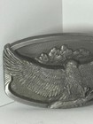 Vintage Buckles Of America Masterpiece Bald Eagle Belt Buckle Ba-139 Pewter Usa