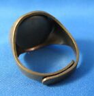 Vintage 60s The Beatles George Harrison  Brass Gumball Ring Gold Photo Jewelry