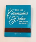 Vintage Commander s Palace Las Vegas No Matchbook Unused