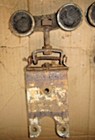 Set Of 2 Original Vintage Antique Barn   Shed Sliding Door Track Rollers