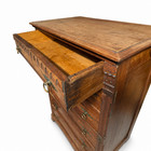 Antique Victorian Eastlake Walnut Chest Of Drawers Burl Wood Dresser Home Storag