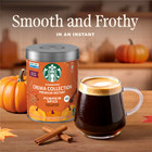 Starbucks Pumpkin Spice Flavored Instant Coffee  Crema Collection Pumpkin Spice 
