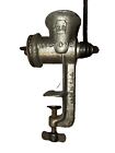 Vintage Keystone Meat Grinder Model 20  Counter Mounted With 2 Grinding Plates