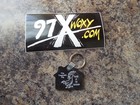 97x Woxy 97 7 Vintage 6  X 3  Promotional Decal Cincinnati  Oh    Key Chain