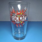 Iron Man Glass 16 Ounce With Classic Comic Images