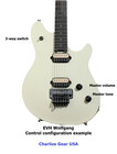 Evh Wolfgang Solderless Hh Wiring Upgrade  coil Split  shielded Cables  usa Spec