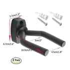 10 Pcs Pack Guitar Hangers Hook Holder Wall Mount Hanger Display Instrument