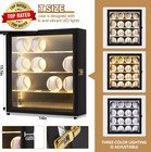 16 Baseball Display Case With Led Light Acrylic Baseball Holder For Balls