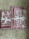 Vtg Crabtree   Evelyn Noel Toile 8-pc Set 4 Placemats 4 Napkins Estonia