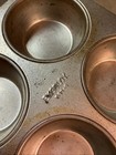Vintage 1950s Silver Beauty Ekcoloy Six Muffin Tin Pan Satiny Texture