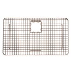 Sinksense Merrick 31 15  X 17 35  Kitchen Sink Bottom Grid  Antique Brown
