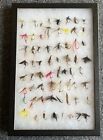 Vintage Fly Fishing Lures Shadow Box Antique Salmon Flies Trout Nymph Art Angler