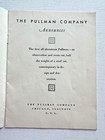 1933 The Pullman Train Car All Aluminum Train Car Travel Brochure