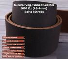 Wd-47 Brown Tooling Leather Straps 1 2  To 4  Wide 50   Inches Long 9 10 Oz   