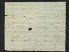 1846 Antique Stampless Letter Wilkesboro Nc Samuel Anderson Family Farm Death