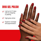Dnd Gel Diva Polish Set  Mirrorball Collection  Uv led Gelpolish And Air Dry Nai