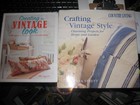 Lot Of 3 Vintage Style Sewing   Crafting Books See Discription