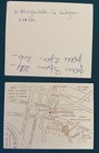 2 Vintage French Business Cards  Hotel Des Saints Peres  Hotel Du Square Monge