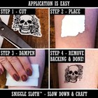 Shop Local Grocery Bag Store Temporary Tattoo Water Resistant Fake Body Art Set