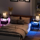 Nightstands Set Of 2 With Charging Station And Drawer  End Table Bedside Table W