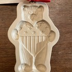 1995 Brown Bag Cookie Art - Patriotic Bear  Mold - Hill Design Inc  Cookie