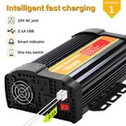16000w Peak Car Power Inverter Dc 12v To Ac 110v Outlets Usb Rv Solar Converter