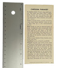Vintage Bird Illustration Art Identification Card Extinct Carolina Parakeet 1962