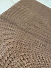 Vtg Baar And Beards Brown Weave Pattern   polyester Scarf Made In Italy 15   x62   