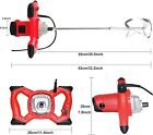 2100w Electric Handheld Concrete Cement Mixer - Mortar Mixer With 6 Speed