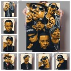 West Coast Rappers Canvas Print Pictures Notorious Snoop Tupac Famous Posters