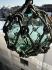 Japanese Glass Fishing Float Buoy Ball Object 8 2in 2set Vintage