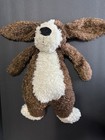 Jellycat Medium Bunglie Hound Dog Brown 14  Stuffed Plush  no Tag 