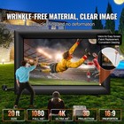 Uimoso Inflatable Movie Screen Inflatable Projector Screen 20 Ft Outdoor Theater
