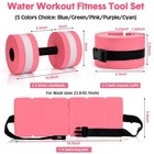 5 Pcs Aquatic Exercise Set Including 2 Ankle Swimming Weights 2 Lightweight A   