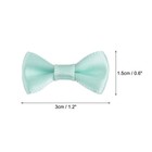 100pcs Dull Green Bow Ties 1 2 x0 6  Mini Bowknot For Crafting Satin Bows Bulk