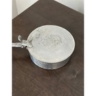 Vtg Everlast Hand-forged Hammered Floral Aluminum Silent Butler Crumb Catcher
